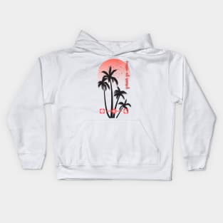 music at sunset Kids Hoodie